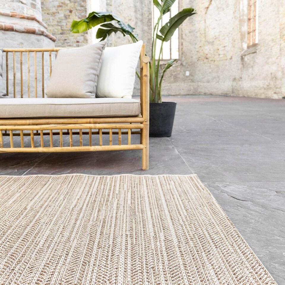  Interieur05 Buitenkleed Jute Outdoor Beige/bruin - 290 X 200 Cm