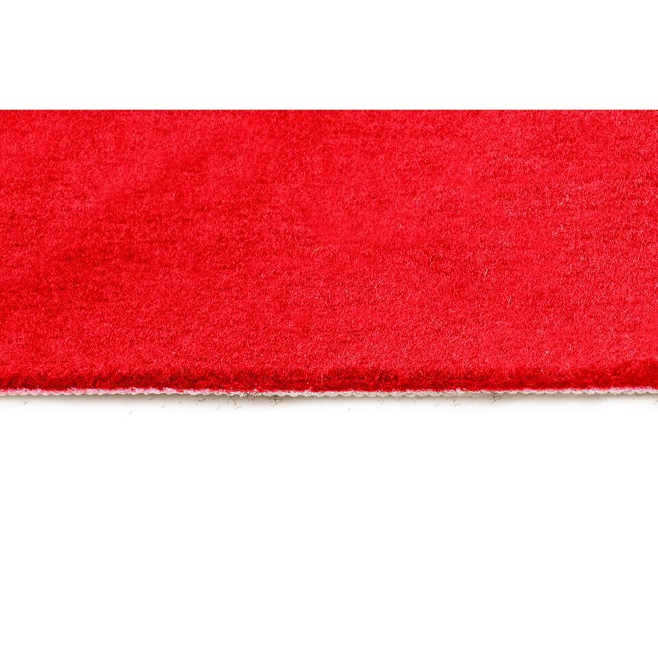  Tapijt Loper Dakar - Breedte 100 Cm - 5 Mm Dik - Rood