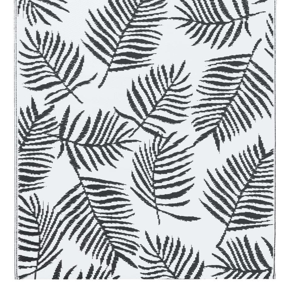  VidaXL Buitenkleed 160x230 Cm PP Wit En Zwart