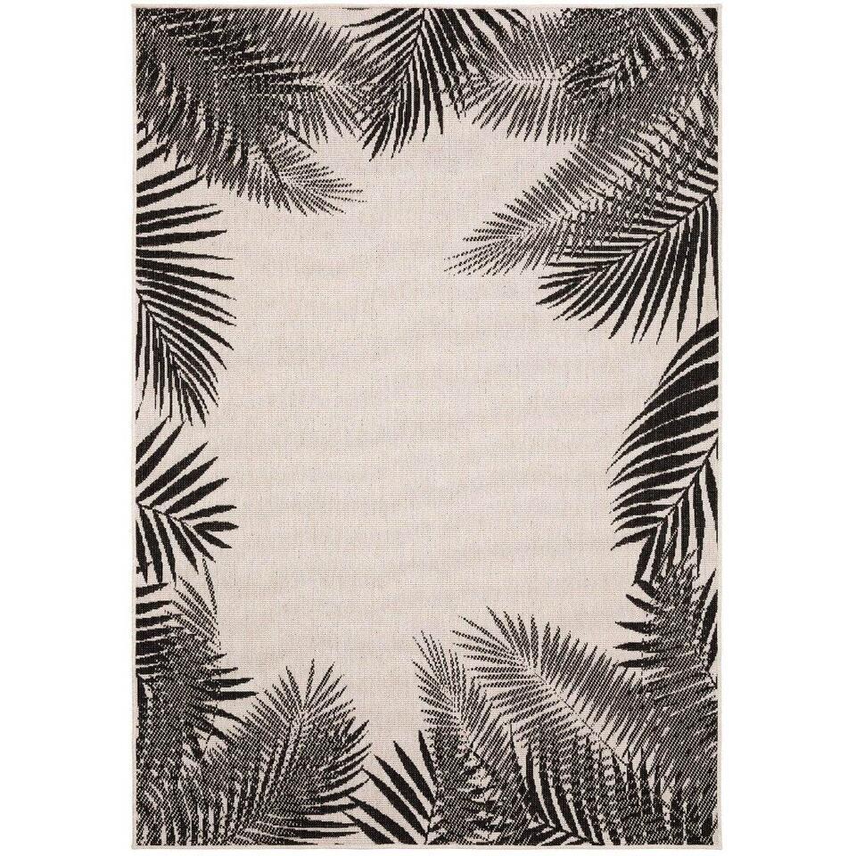  Buiten Vloerkleed Leaf - Zwart - Dubbelzijdig - EVA Interior - 280 X 380