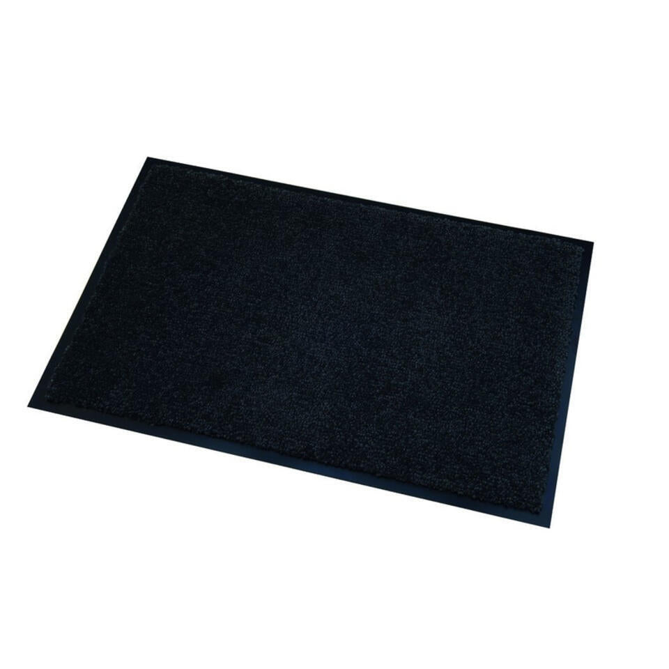 Merkloos Wicotex Deurmat - Droogloopmat - Zwart - 60 X 40 Cm