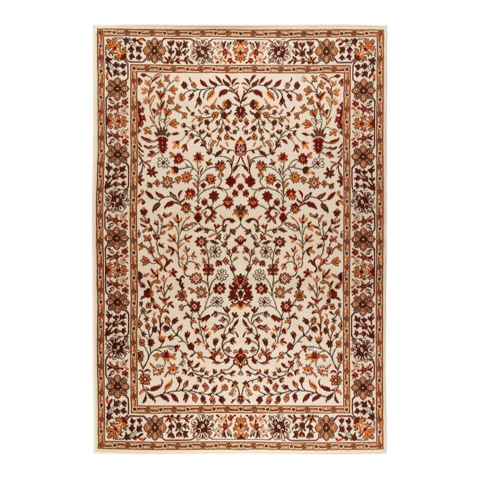 Interieur05 Vintage Vloerkleed Nazly Creme/Oranje - 190 X 280 Cm