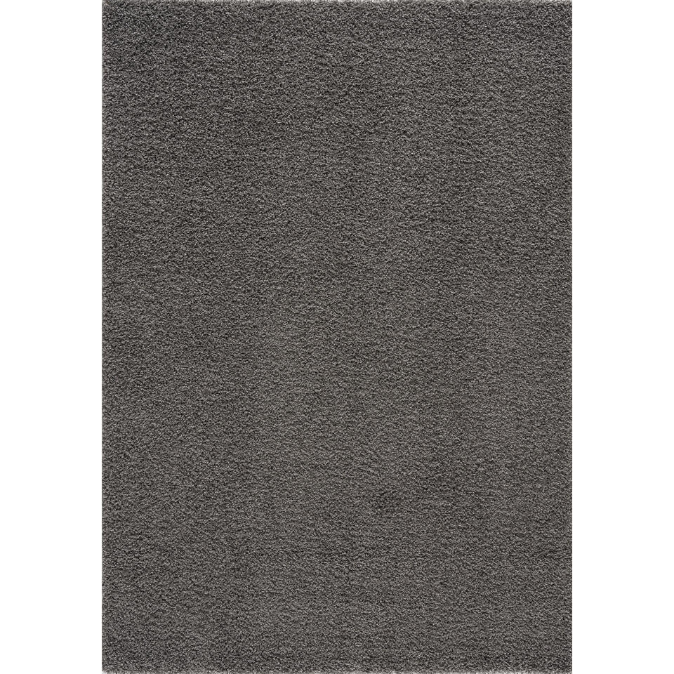  Loca Shaggy Vloerkleed Grijs Hoogpolig - 120x170 CM