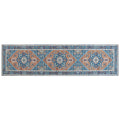  RITAPURAM - Laagpolig Vloerkleed - Blauw - 80 X 300 Cm - Polyester
