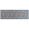  RITAPURAM - Laagpolig Vloerkleed - Blauw - 80 X 240 Cm - Polyester