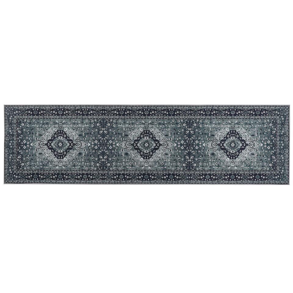  VADKADAM - Laagpolig Vloerkleed - Grijs - 80 X 300 Cm - Polyester