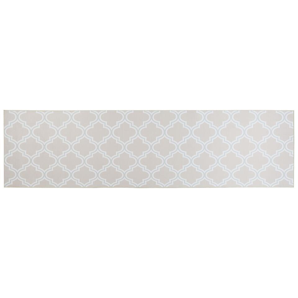  KADAYAL - Loper - Beige - 80 X 300 Cm - Polyester