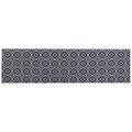  Beliani Loper - KARUNGAL Zwart Polyester 80x300 Cm
