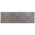  Beliani Loper - MIDALAM Blauw Polyester 80x240 Cm