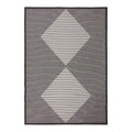  Buitenkleed Kite - Zwart/Wit - Dubbelzijdig - EVA Interior - 240 X 340