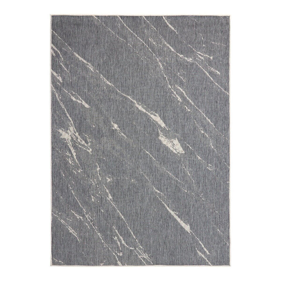  Buitenkleed Marble - Grijs/wit - Dubbelzijdig - EVA Interior - 240 X 340