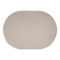  Buitenkleed Ovaal Mono - Naturel/Wit - Dubbelzijdig - EVA Interior - 190 X 290