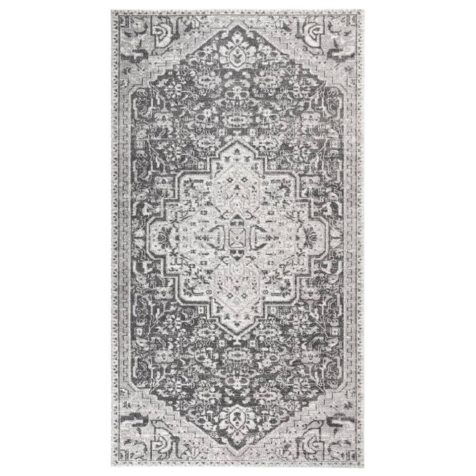  VidaXL Buitenkleed Platgeweven 115x170 Cm Lichtgrijs