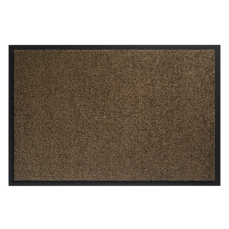 HAMAT Droogloopmat Twister 40x60cm Teak Bruin