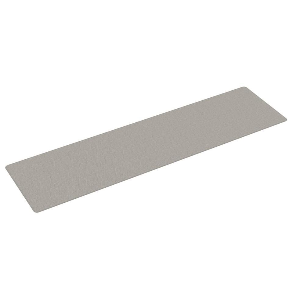  VidaXL - Tapijtloper - Taupe - Stof - 80 X 300 Cm