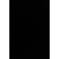  Uni Effen Laagpolig Vloerkleed Modern Zwart - 140x200 CM
