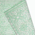  Goliving Buitenkleed Summer Flora - 183x290CM - Draagtas - Groen/Wit