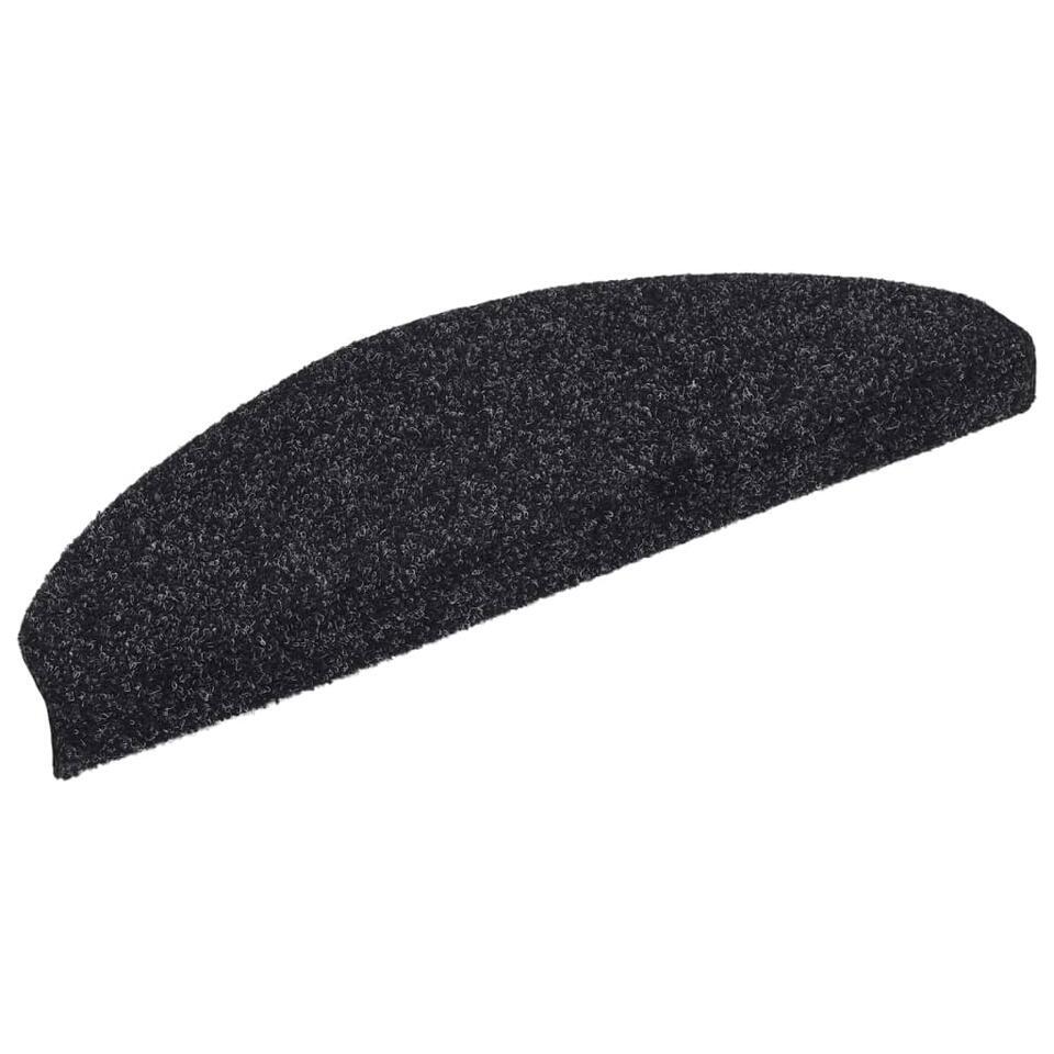  VidaXL - Trapmat - Zwart - Polypropyleen - 65 X 21 X 4 Cm - 10 Stuks