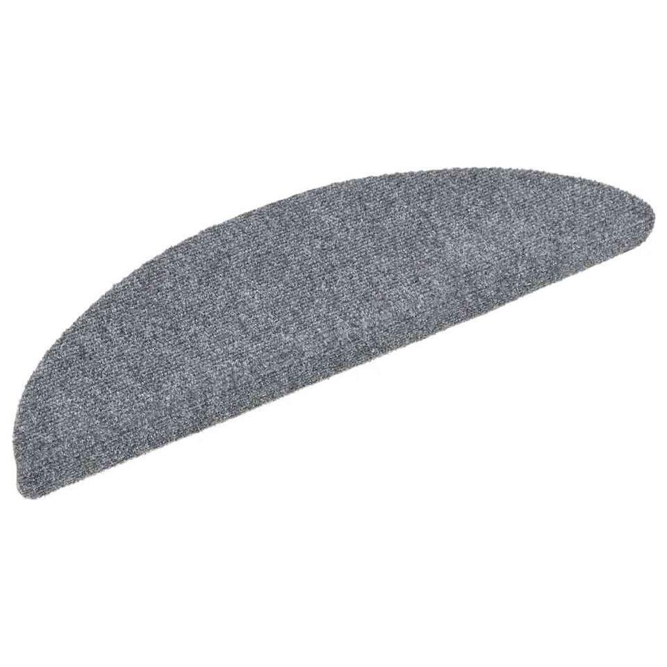  VidaXL - Trapmat - Grijs - Polypropyleen - 56 X 17 X 3 Cm - 10 Stuks