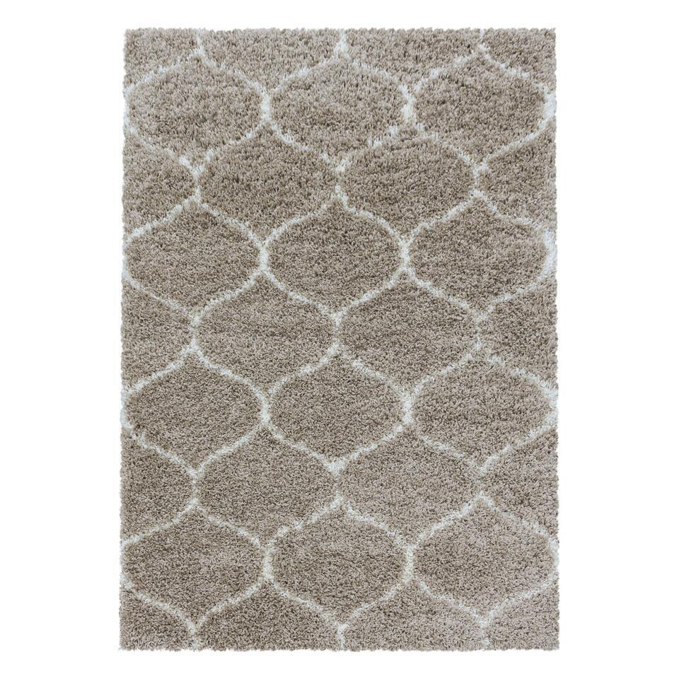 Opera Soft Shaggy Hoogpolig Vloerkleed Beige - 200x290 CM