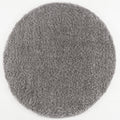  Porto Rond Soft Fluffy Vloerkleed Hoogpolig Effen Grijs - 150 CM ROND