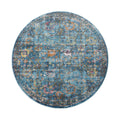 Picasso Sarough Vintage Rond Vloerkleed Blauw Laagpolig - 160 CM ROND