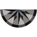 Merkloos Luance Cozy Step Deurmat - Anti Slip - Half Maan - 75 X 37 Cm