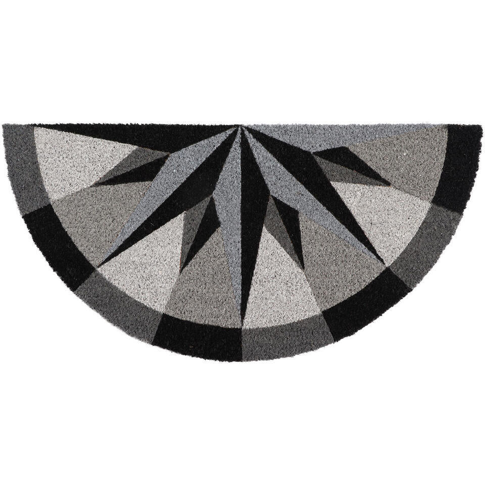 Merkloos Luance Cozy Step Deurmat - Anti Slip - Half Maan - 75 X 37 Cm