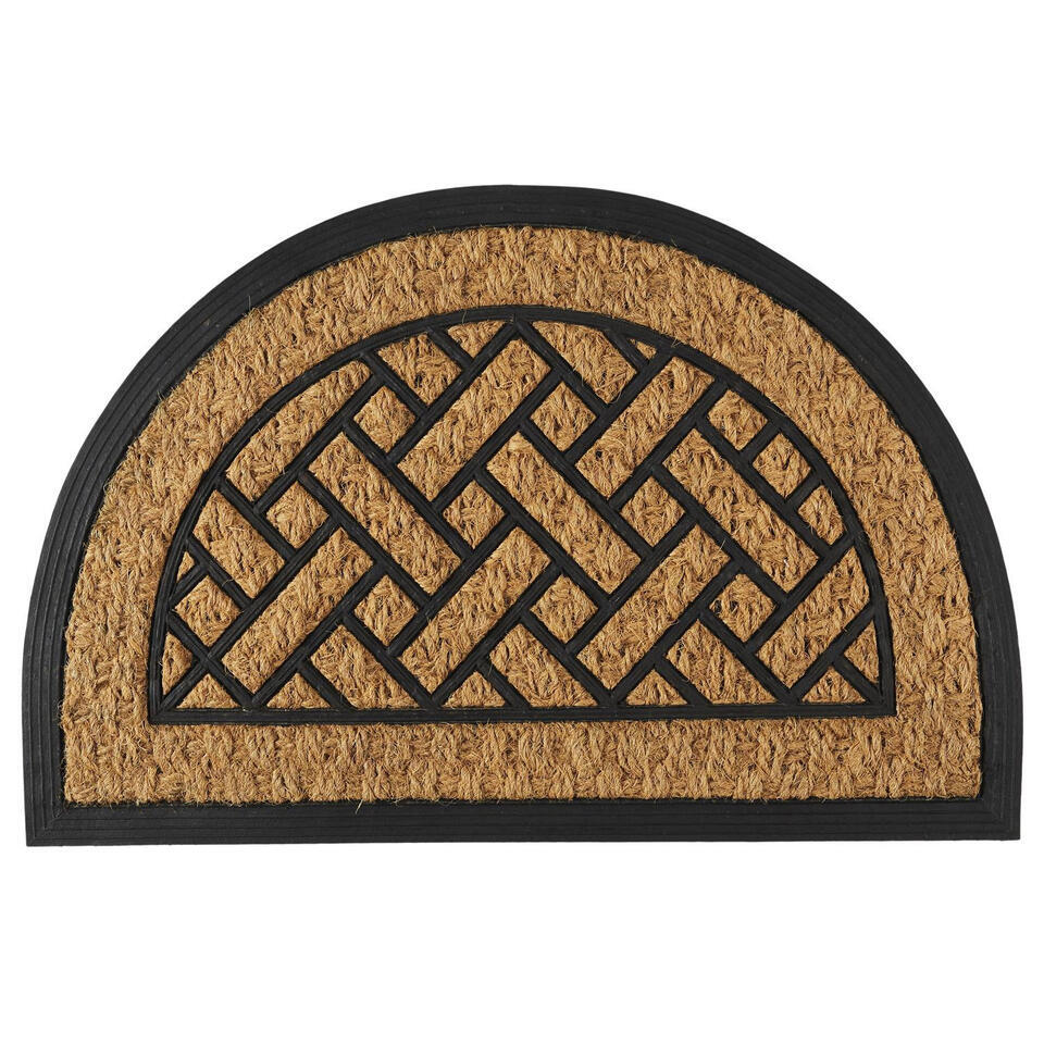  Home Deco Factory Deurmat Madrid - Half Rond - 40 X 60 Cm