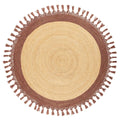  MARTS - Vloerkleed - Beige/Bruin - 140 Cm - Jute