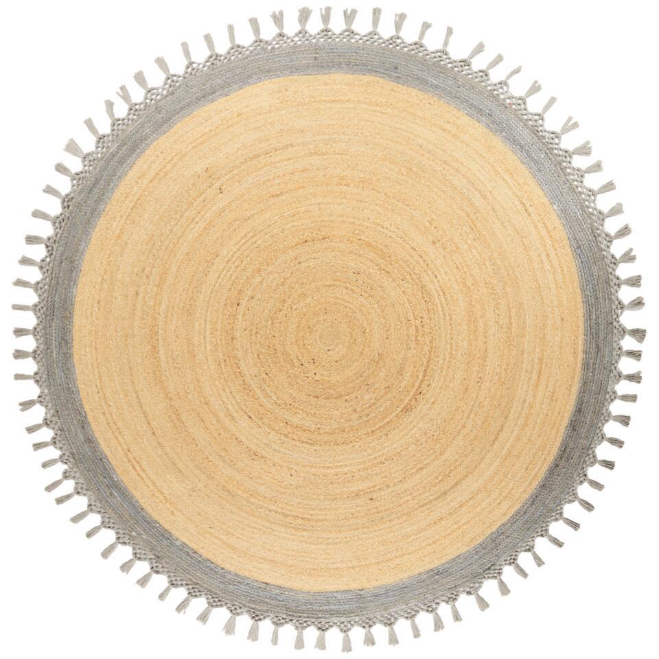  MARTS - Vloerkleed - Beige/Grijs - 200 Cm - Jute