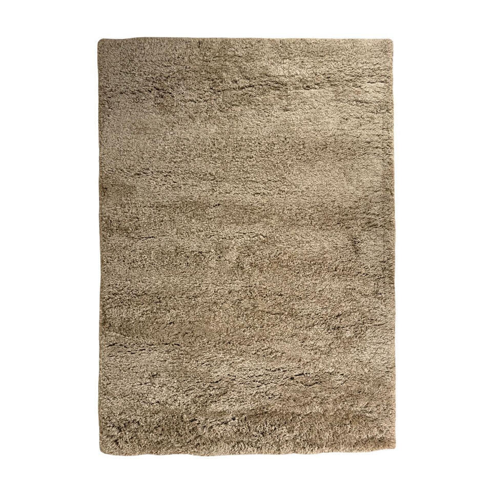  Interieur05 Hoogpolig Vloerkleed Polyester Pilo Taupe - 290 X 200 Cm