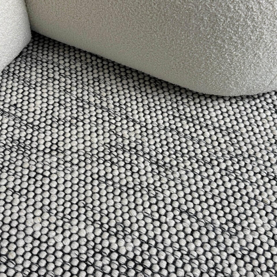  Interieur05 Wollen Vloerkleed Taff Zwart/wit - 160 X 230 Cm
