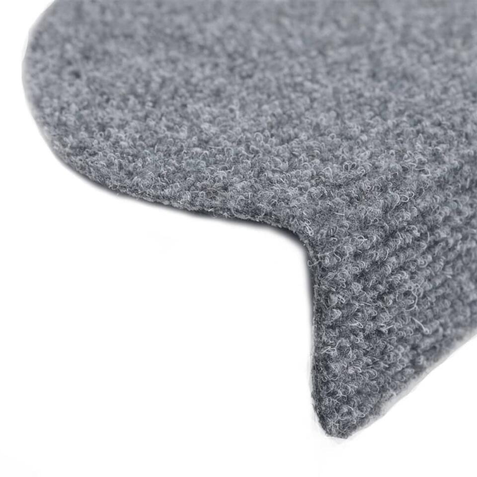  VidaXL - Trapmat - Grijs - Polypropyleen - 56 X 17 X 3 Cm - 10 Stuks