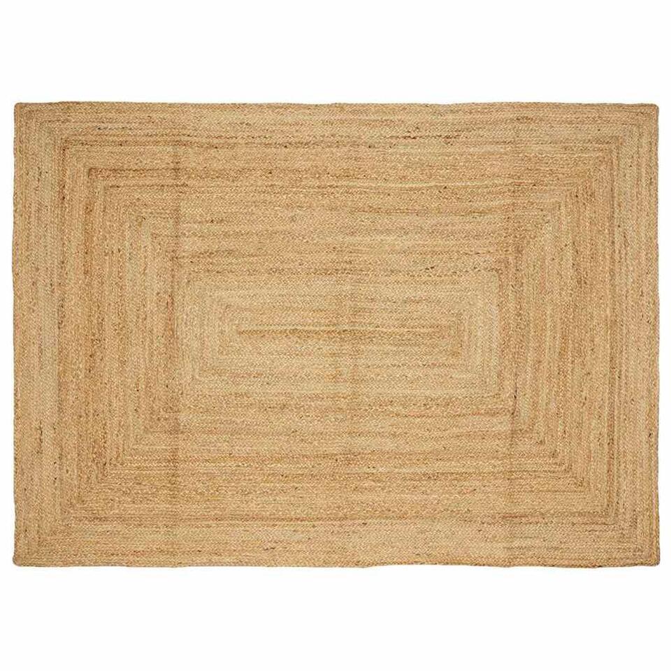  VidaXL Vloerkleed Handgemaakt 160x230 Cm Jute Naturel