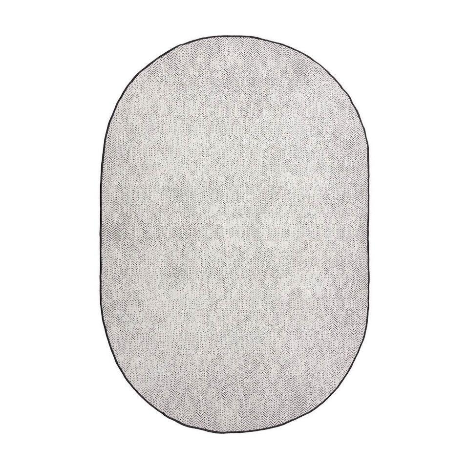  EVA Interior Ovaal Buitenkleed Dahl Zwart - 340 X 240 Cm