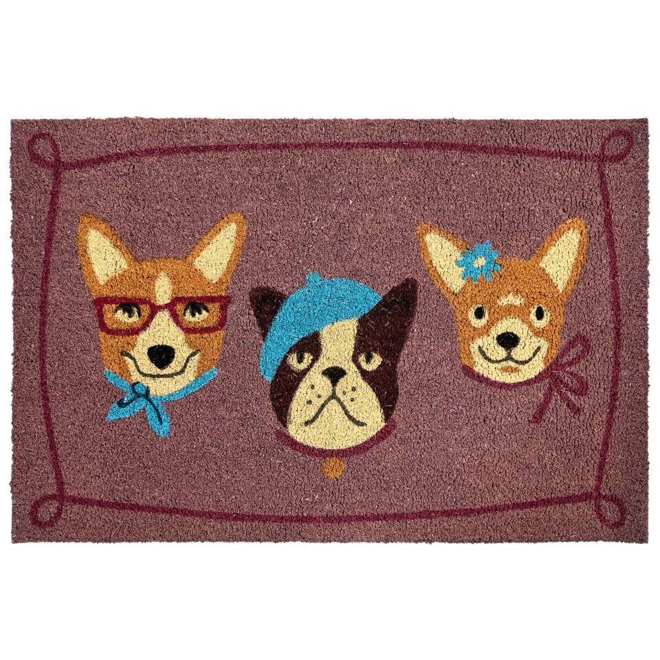  BABABU - Deurmat - Meerkleurig - 60 X 90 Cm - Kokos