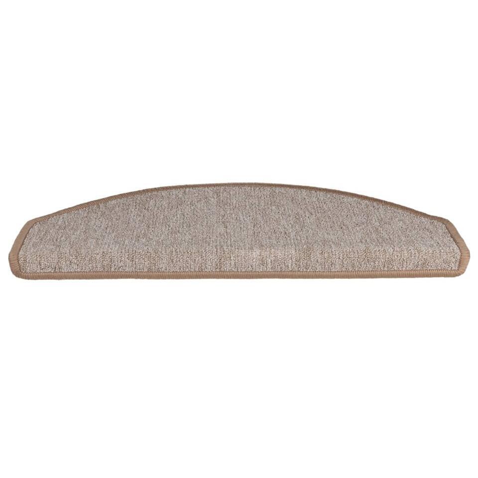  VidaXL - Trapmat - Bruin - Polypropyleen - 65 X 24 X 4 Cm - 15 Stuks