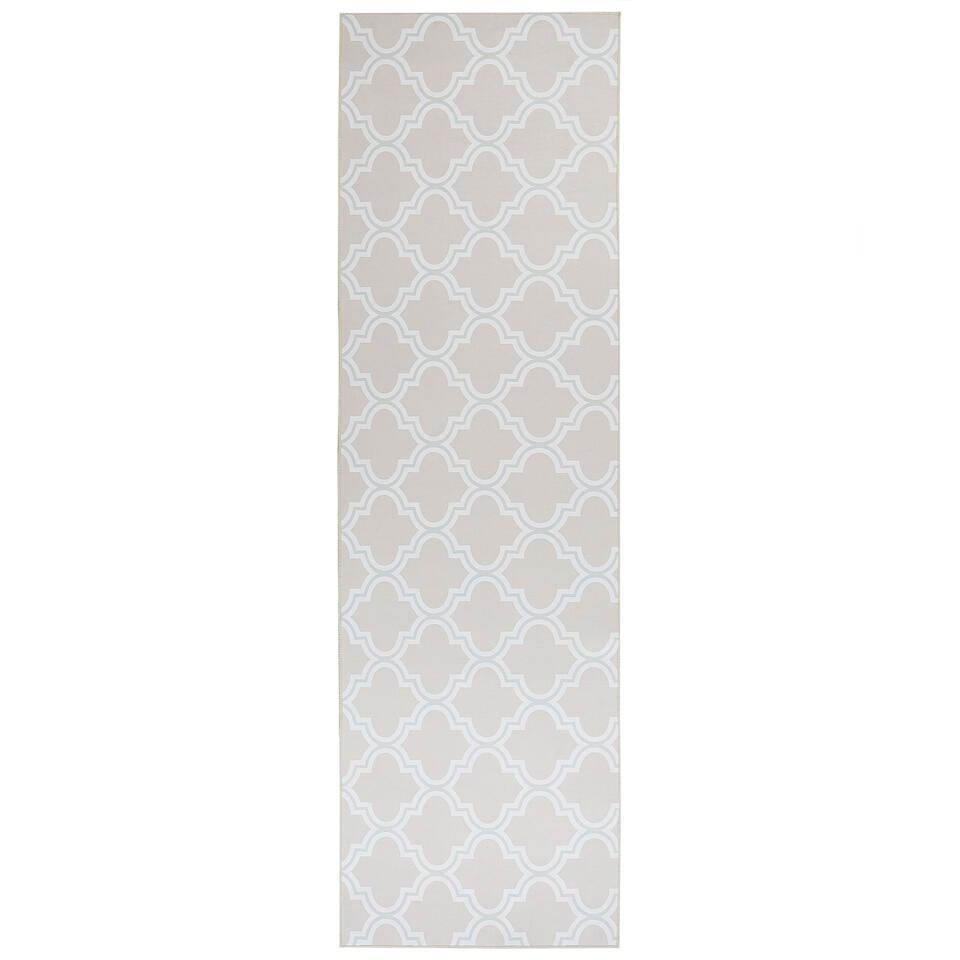  KADAYAL - Loper - Beige - 60 X 200 Cm - Polyester