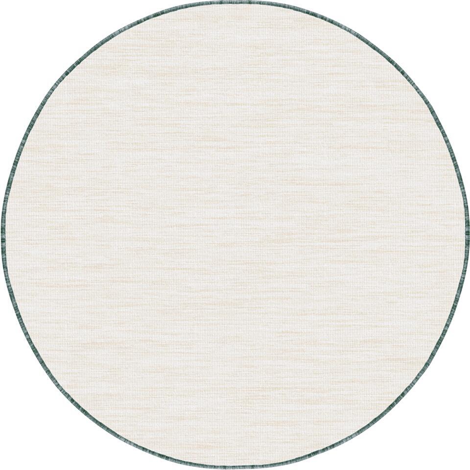  Interieur05 Rond Buitenkleed Groen Tone - 240 X 240 Cm