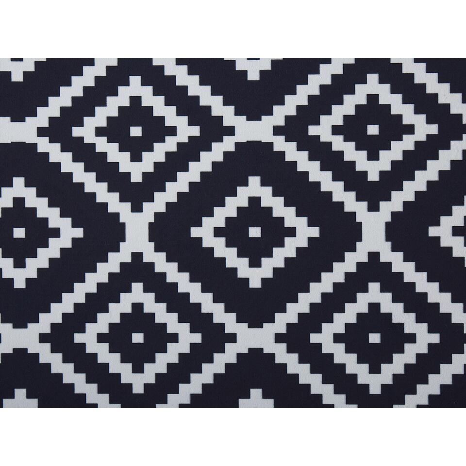  Beliani Loper - KARUNGAL Zwart Polyester 80x200 Cm