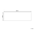  Beliani Loper - SAIKHEDA Wit Polyester 60x200 Cm