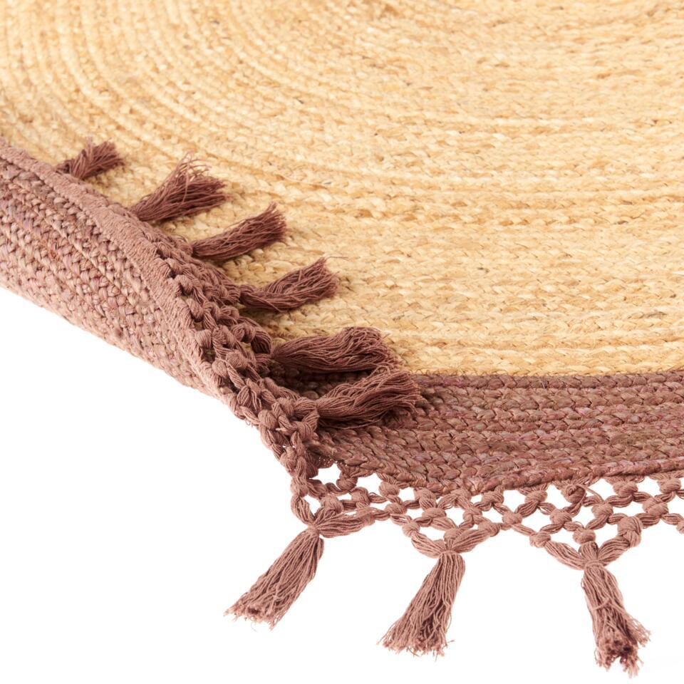  MARTS - Vloerkleed - Beige/Bruin - 200 Cm - Jute