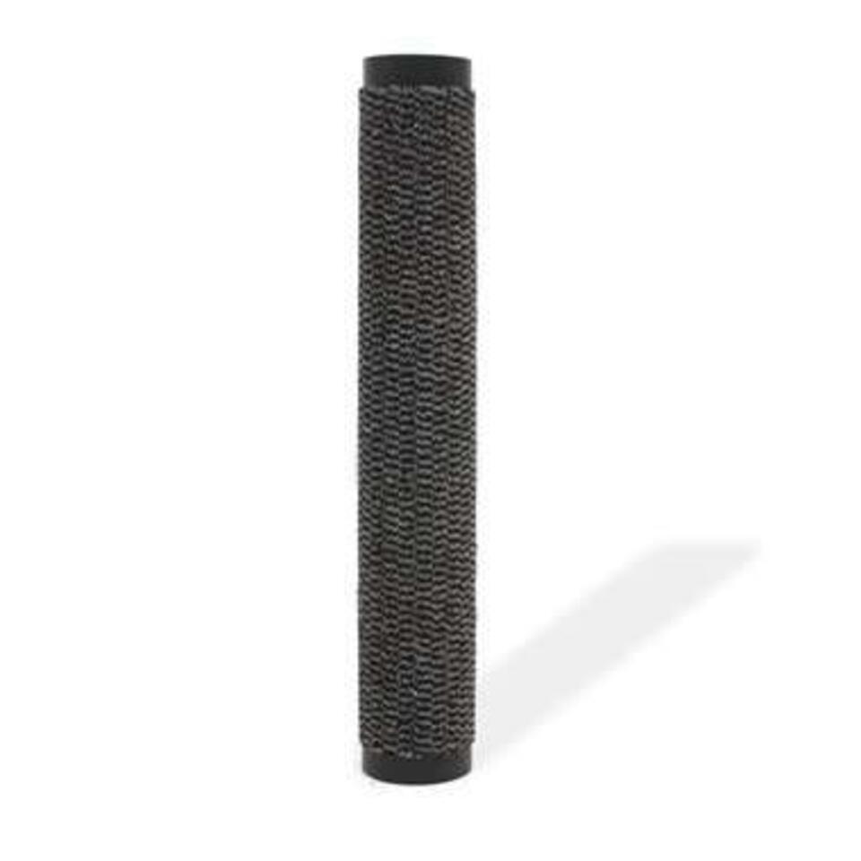  VidaXL Droogloopmat Rechthoekig Getuft 90x150 Cm Antraciet