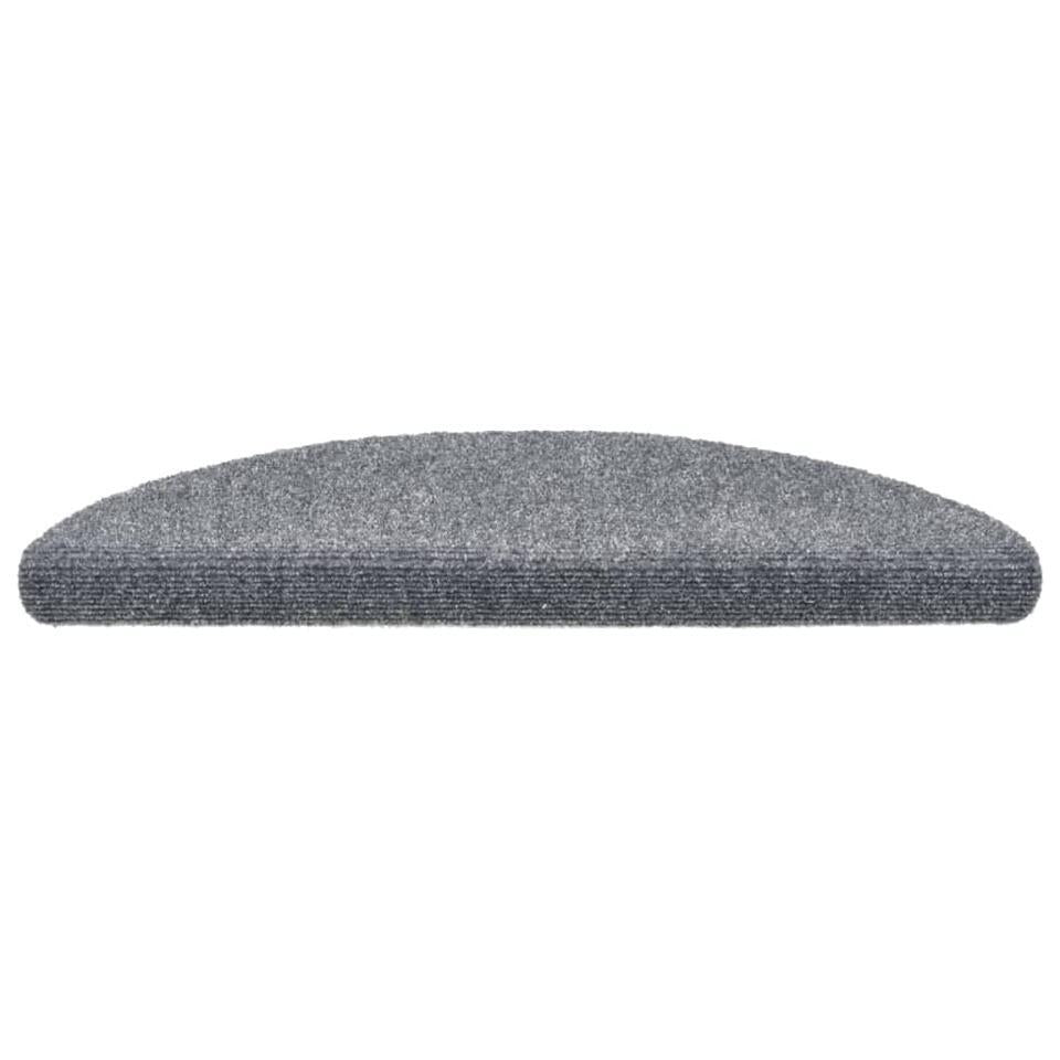  VidaXL - Trapmat - Grijs - Polypropyleen - 56 X 17 X 3 Cm - 10 Stuks