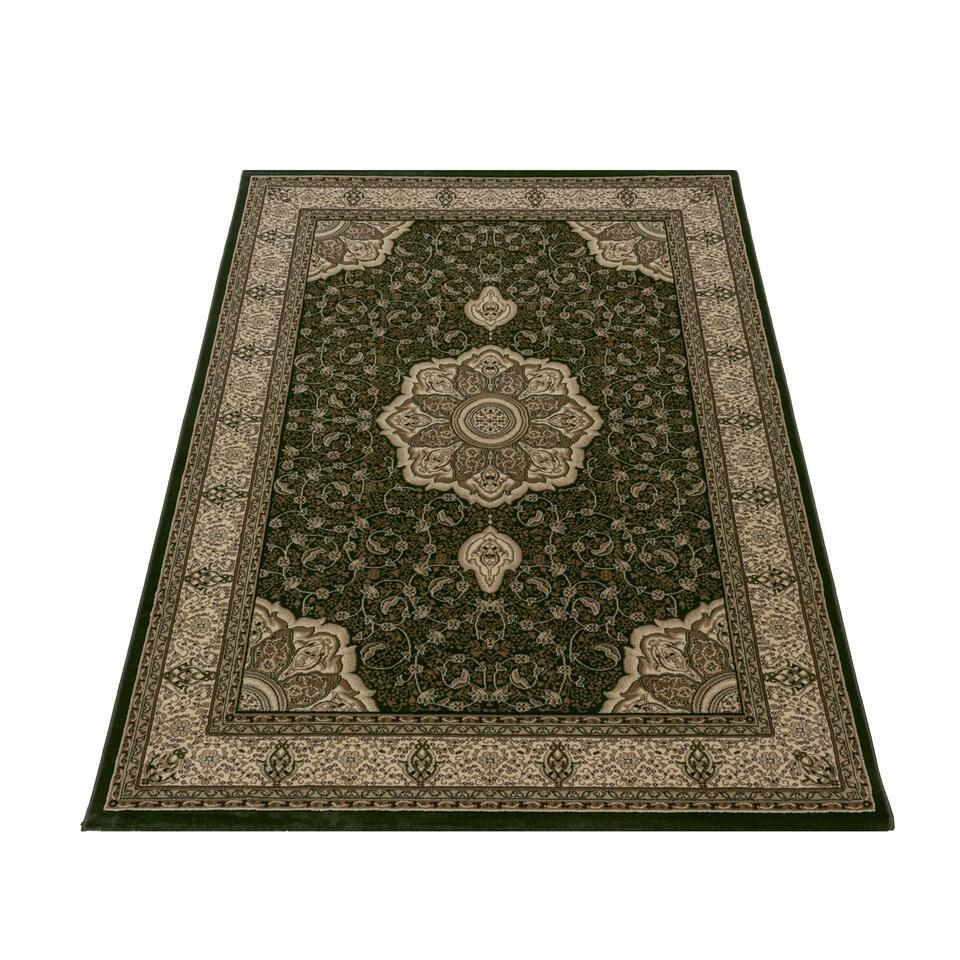  Isfahan Oosters Klassiek Laagpolig Vloerkleed Groen - 300x400 CM