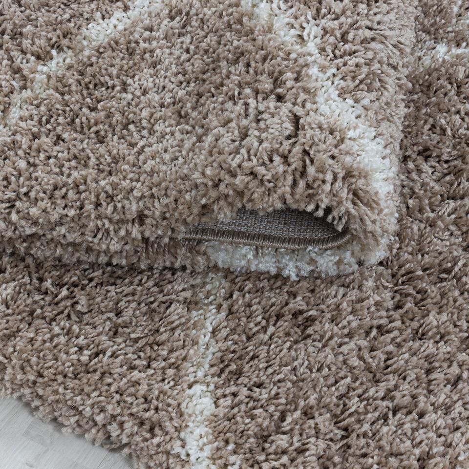  Opera Soft Shaggy Hoogpolig Vloerkleed Beige - 200x290 CM