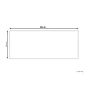  Beliani Loper - KOTTAR Grijs Polyester 80x200 Cm