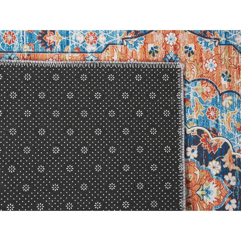  Beliani Loper - MIDALAM Blauw Polyester 60x200 Cm