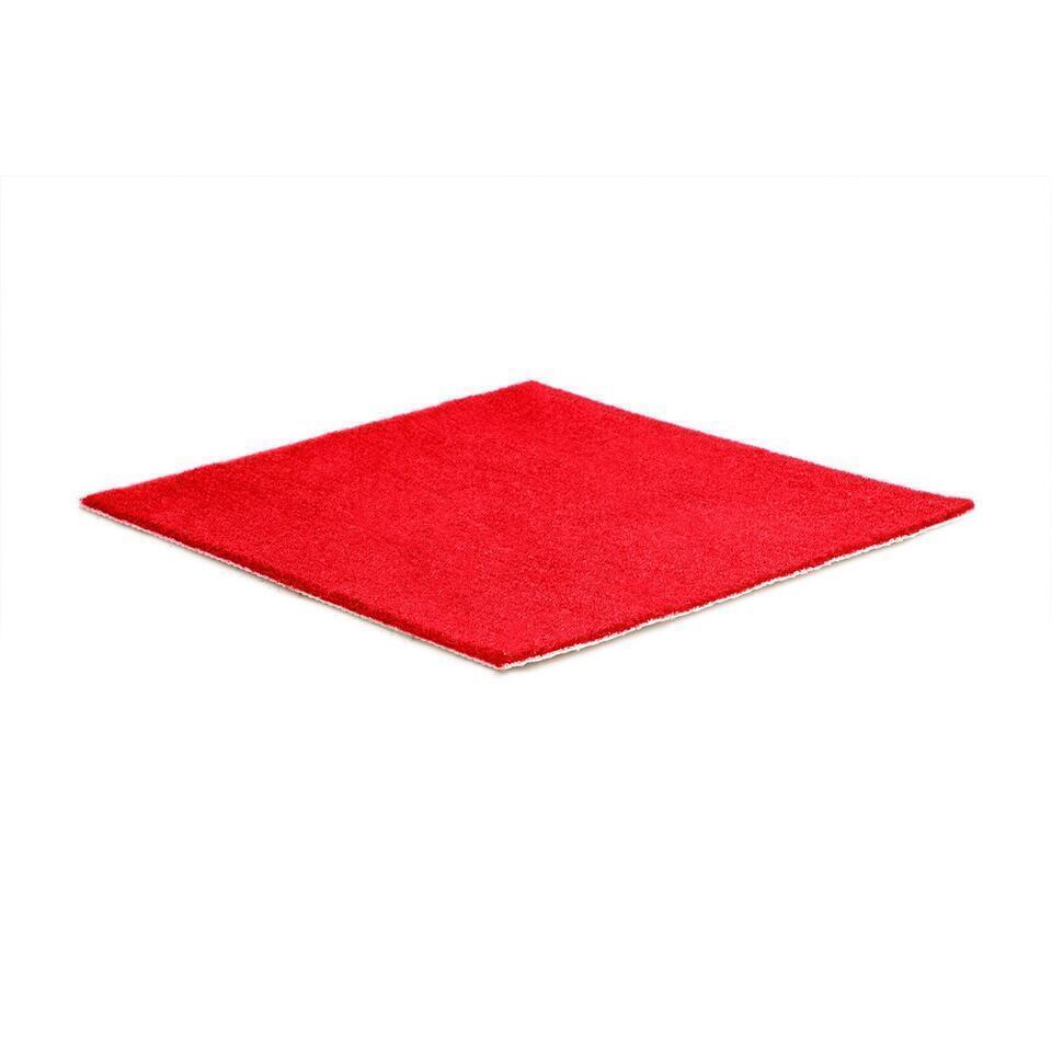 Tapijt Loper Dakar - Breedte 100 Cm - 5 Mm Dik - Rood